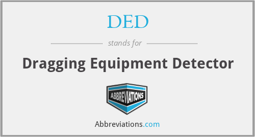 DED - Dragging Equipment Detector