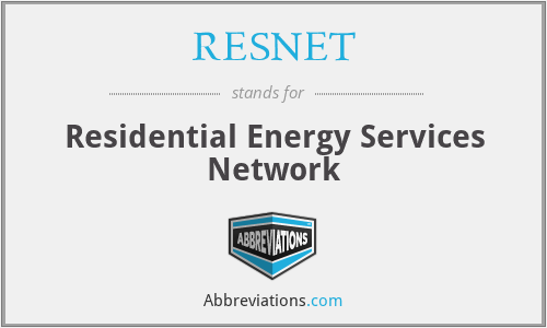 RESNET - Residential Energy Services Network