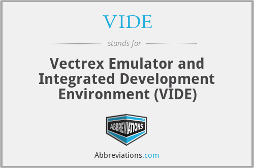 VIDE - Vectrex Emulator and Integrated Development Environment (VIDE)