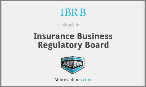IBRB - Insurance Business Regulatory Board