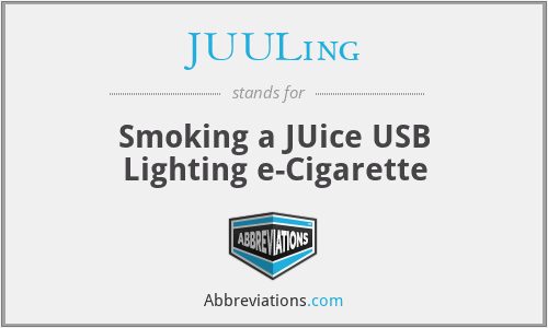 JUULing - Smoking a JUice USB Lighting e-Cigarette