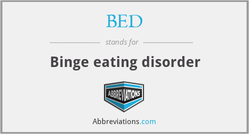 BED - Binge eating disorder