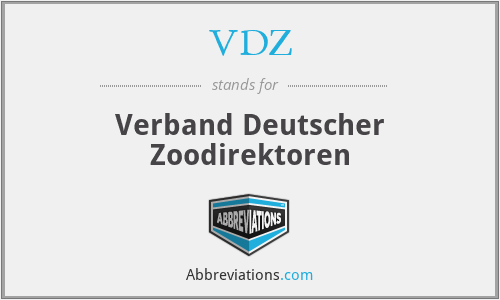 VDZ - Verband Deutscher Zoodirektoren