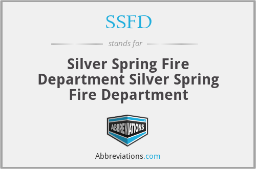SSFD - Silver Spring Fire Department Silver Spring Fire Department