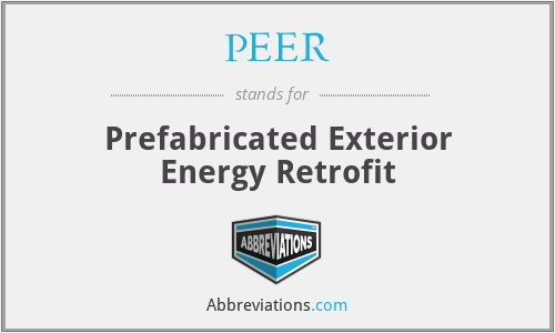 PEER - Prefabricated Exterior Energy Retrofit