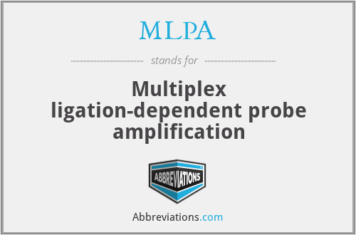 MLPA - Multiplex ligation-dependent probe amplification