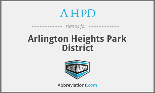 AHPD - Arlington Heights Park District