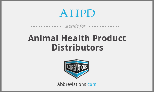 AHPD - Animal Health Product Distributors