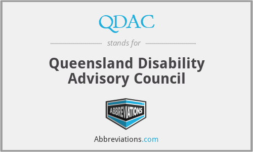 QDAC - Queensland Disability Advisory Council