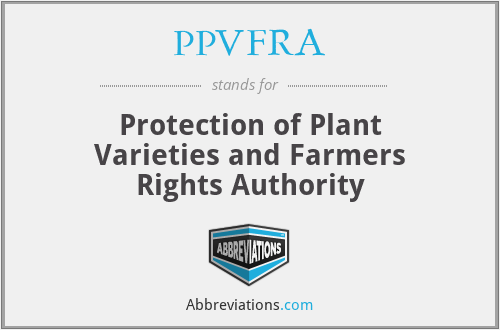 PPVFRA - Protection of Plant Varieties and Farmers Rights Authority