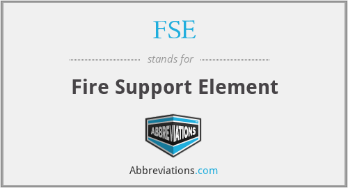 FSE - Fire Support Element