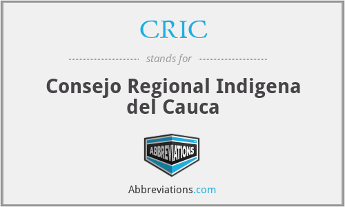 CRIC - Consejo Regional Indigena del Cauca