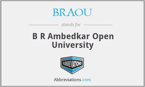 BRAOU - B R Ambedkar Open University