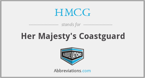 HMCG - Her Majesty's Coastguard