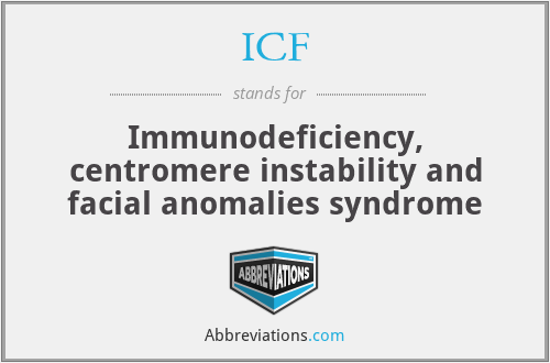 ICF - Immunodeficiency, centromere instability and facial anomalies syndrome