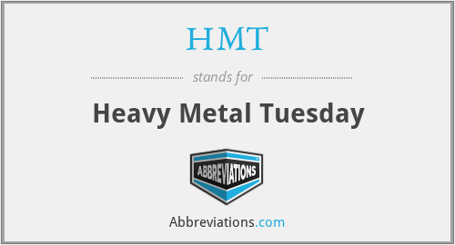 HMT - Heavy Metal Tuesday