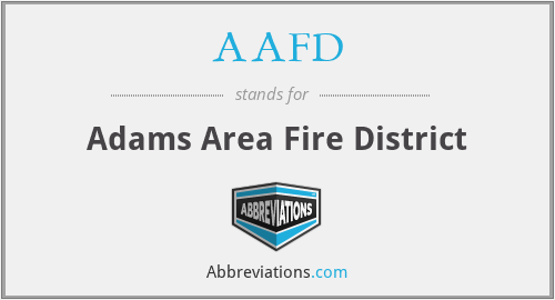 AAFD - Adams Area Fire District