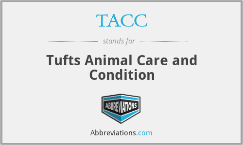 TACC - Tufts Animal Care and Condition