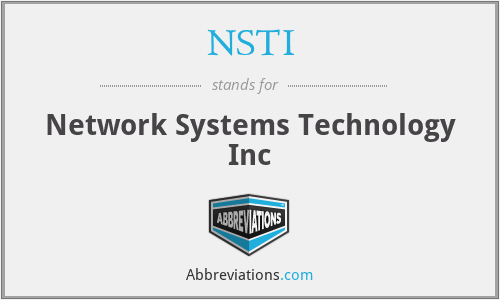 NSTI - Network Systems Technology Inc