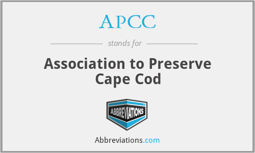 APCC - Association to Preserve Cape Cod