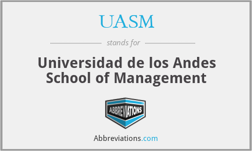 UASM - Universidad de los Andes School of Management