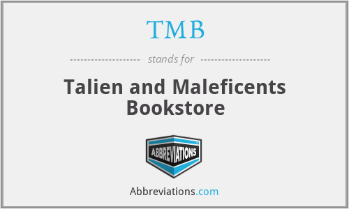 TMB - Talien and Maleficents Bookstore