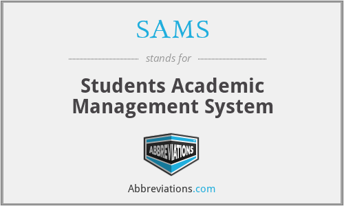 SAMS - Students Academic Management System