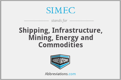 SIMEC - Shipping, Infrastructure, Mining, Energy and Commodities