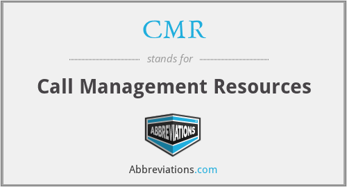 CMR - Call Management Resources