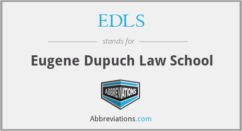 EDLS - Eugene Dupuch Law School