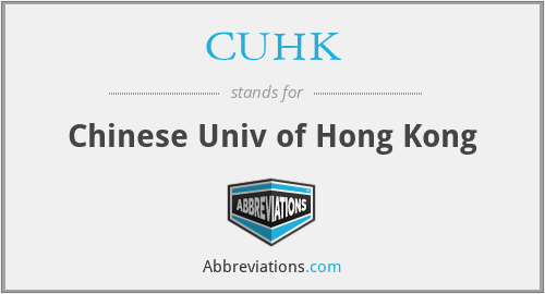 CUHK - Chinese Univ of Hong Kong
