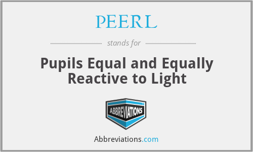 PEERL - Pupils Equal and Equally Reactive to Light