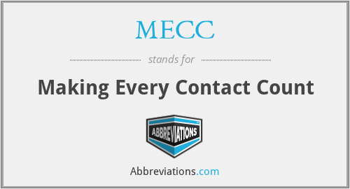 MECC - Making Every Contact Count