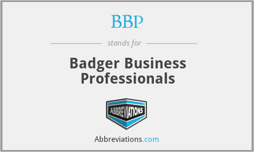 BBP - Badger Business Professionals