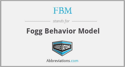 FBM - Fogg Behavior Model