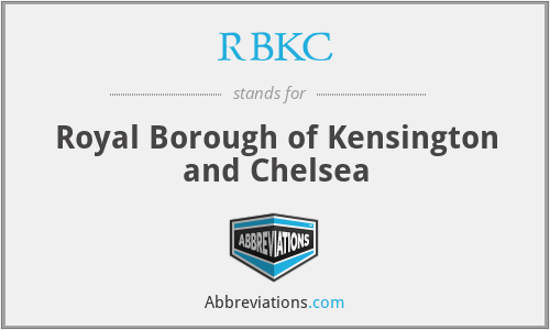 RBKC - Royal Borough of Kensington and Chelsea