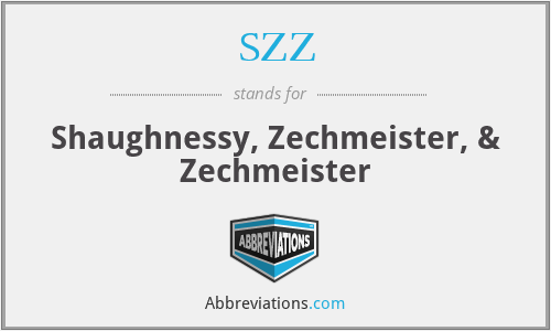 SZZ - Shaughnessy, Zechmeister, & Zechmeister