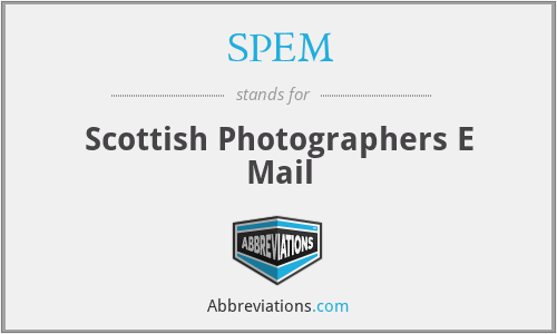 SPEM - Scottish Photographers E Mail
