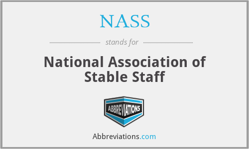 NASS - National Association of Stable Staff