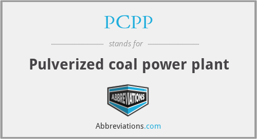 PCPP - Pulverized coal power plant