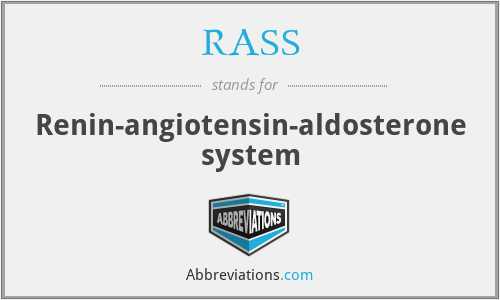 RASS - Renin-angiotensin-aldosterone system