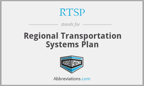 RTSP - Regional Transportation Systems Plan