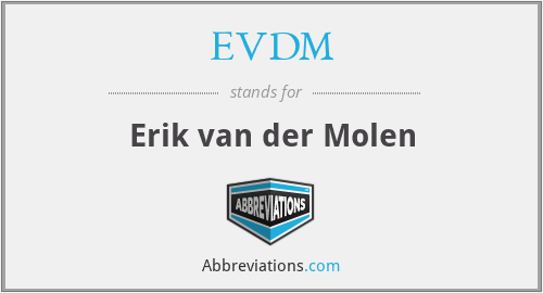 EVDM - Erik van der Molen