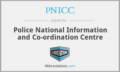 PNICC - Police National Information and Co-ordination Centre