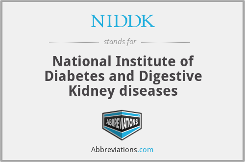 NIDDK - National Institute of Diabetes and Digestive Kidney diseases