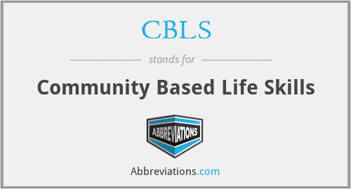 CBLS - Community Based Life Skills
