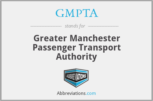 GMPTA - Greater Manchester Passenger Transport Authority