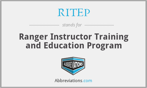 RITEP - Ranger Instructor Training and Education Program