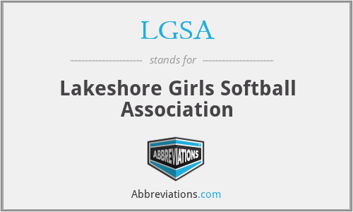 LGSA - Lakeshore Girls Softball Association