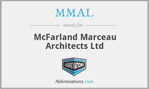MMAL - McFarland Marceau Architects Ltd